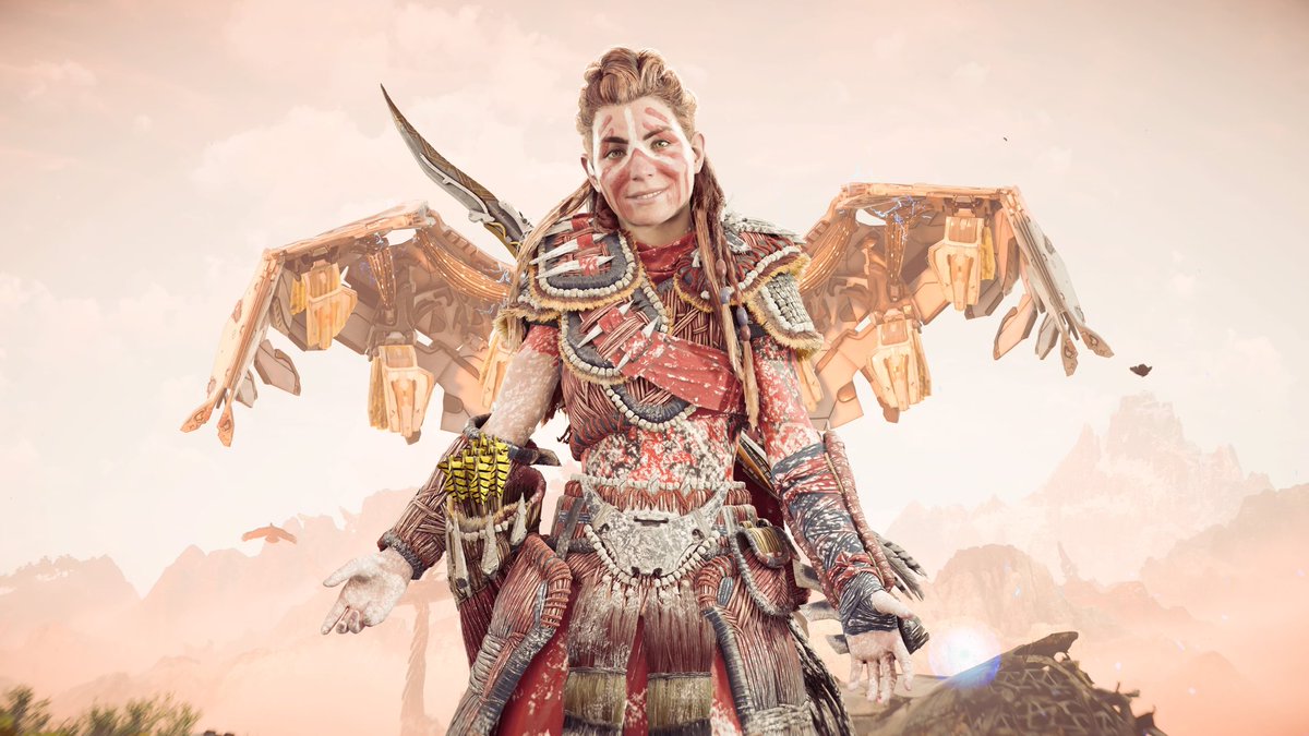 ImmortalisSol's tweet photo. Winged Aloy 
@Guerrilla #HorizonForbbidenWest #hfw #PlayStation5 #ps5 #nofilter #VirtualPhotography #PhotoMode https://t.co/K3HHqqngwk