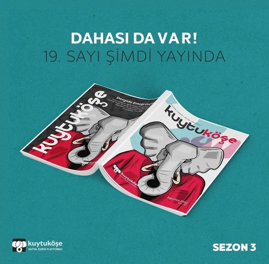 19. Sayımız şimdi yayında! 🥳🐘

#kuytuköşedergisi #kuytucompany #kuytuco