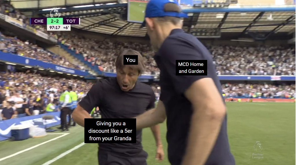 MCD_HomeGarden's tweet photo. Your Granda, Nanny, that dodgy uncle who always had a 5er ready for an handshake #CHETOT #Conte #Tuchel https://t.co/BN4kyLRz8Z