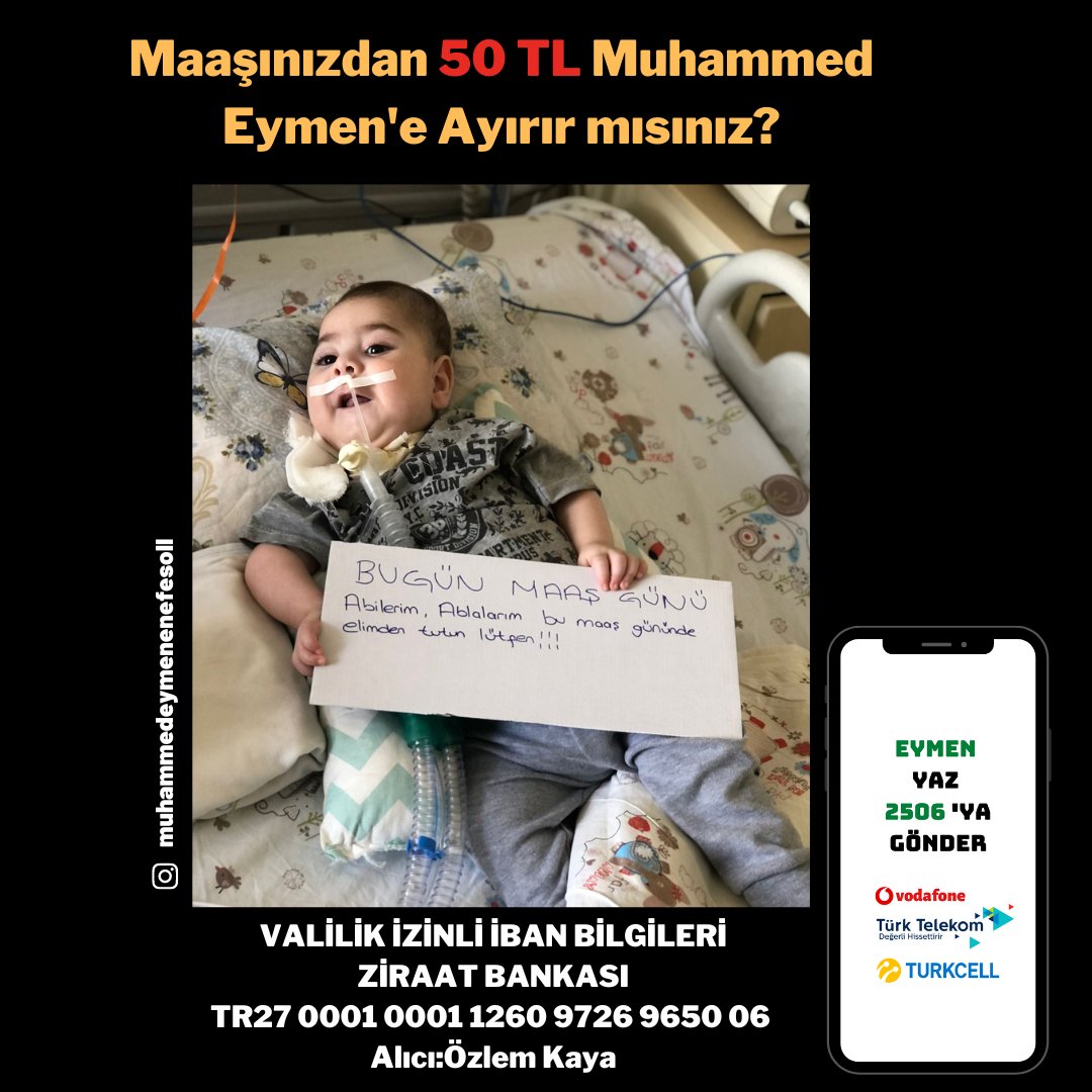 eymenkazandi's tweet photo. LÜTFEN 1 KERE DÜŞÜNÜN,
8 Aylık bebek için cebimden 1 Lira bile olsa çıkmaz mı?
1 Lira bir hayattan daha mı değerli?
Muhammed Eymen'in nefes alması için tek çare sizlersiniz... EN AZINDAN PAYLAŞALIM!
#ErzurumEvladınÖlüyor #sedatpeker #tercih2022 #ykssonucları Hukuk Boyd #halkbank https://t.co/QYOVrQSkK7