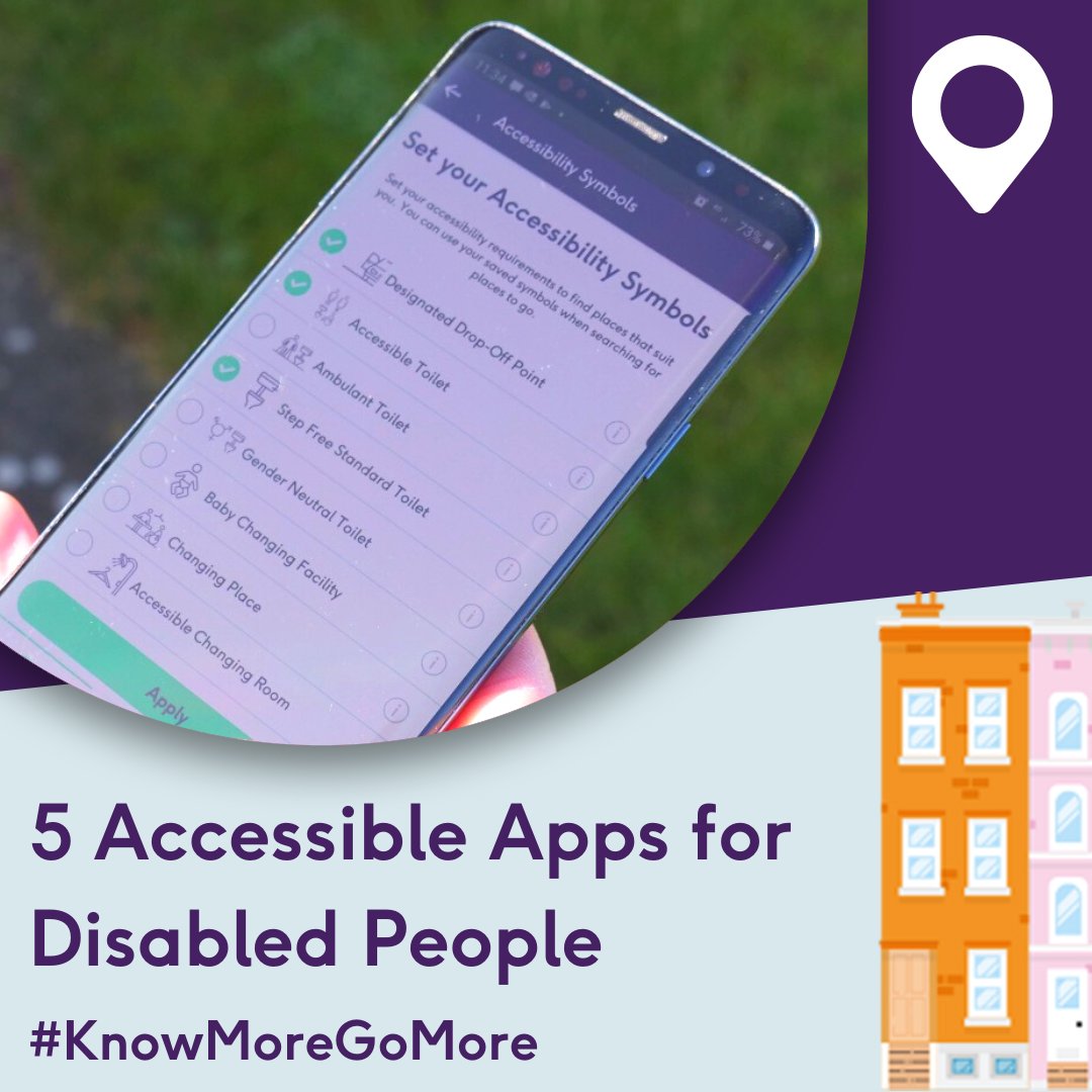 AccessAbleUK's tweet photo. There are many accessible apps available that can help disabled people find accessible places, navigate public transport, and more - including our App! featuring @PassAssistance @BeMyEyes @fuelservice @999BSL_UK. Read more: https://t.co/GcBkcUiVHx #AccessibleApps https://t.co/trOWuYfByZ
