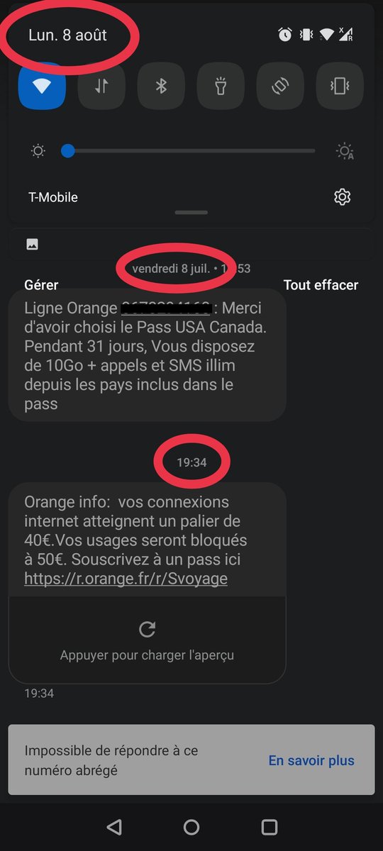 MarionDev0's tweet photo. @Sosh_fr quelqu'un peut m'expliquer comment je peux payer 50€ de hors forfait internet en souscrivant au pass US mensuel sans dépasser le quota de 10Go?
Et pourquoi le service client me répond de payer la facture et de voir après si je mérite un geste commercial !!!??? https://t.co/e5G9LypoNm
