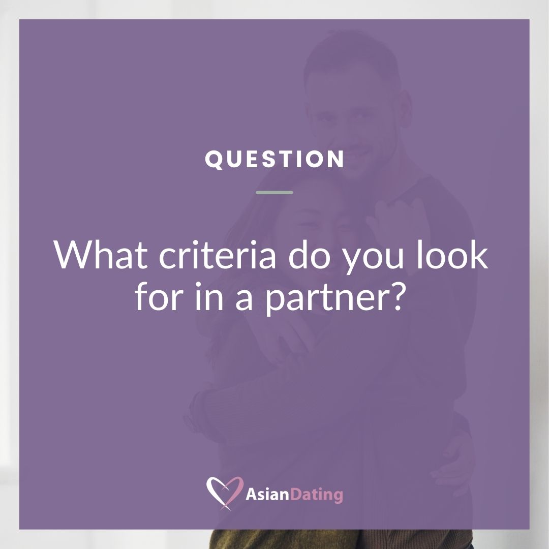 AsianDatingOff's tweet photo. What do you look for in a romantic partner? https://t.co/SpdPuqL3hz