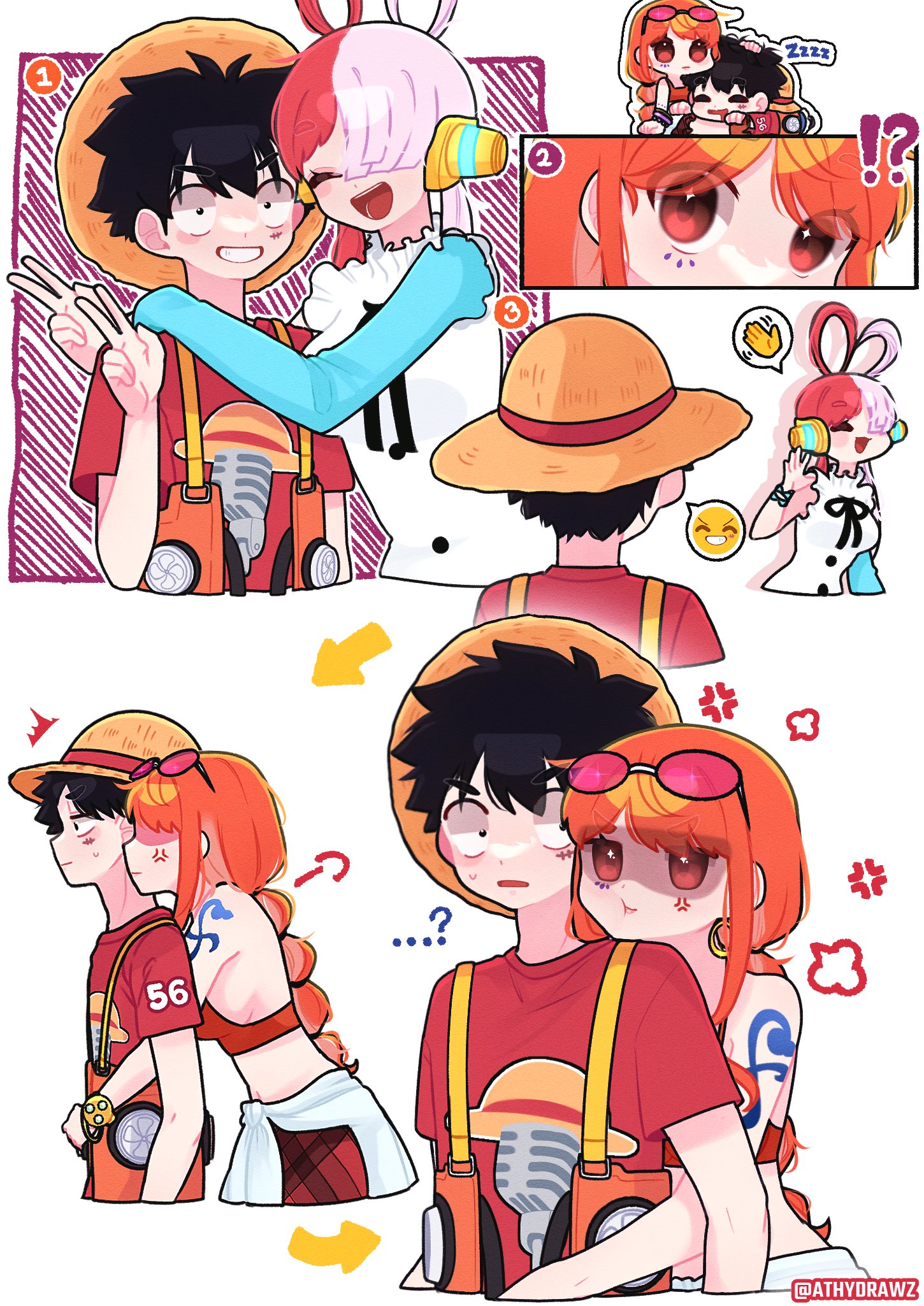 ルフィ　ウタ One Piece ルフィ ウタ 恋愛漫画 | TikTok
