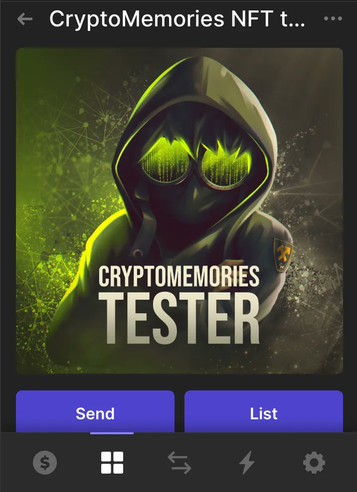 cryptomemories's tweet photo. Thank you for your participation in our #NFT #marketplace test! We just distributed the NFT awards so check out your #Phantom mainnet #Rewards 🔥
Soon we will continue our tests so you will have new opportunities for NFT #Rewards ;)
#sol #solnft #solana https://t.co/XuN1U7yA8K