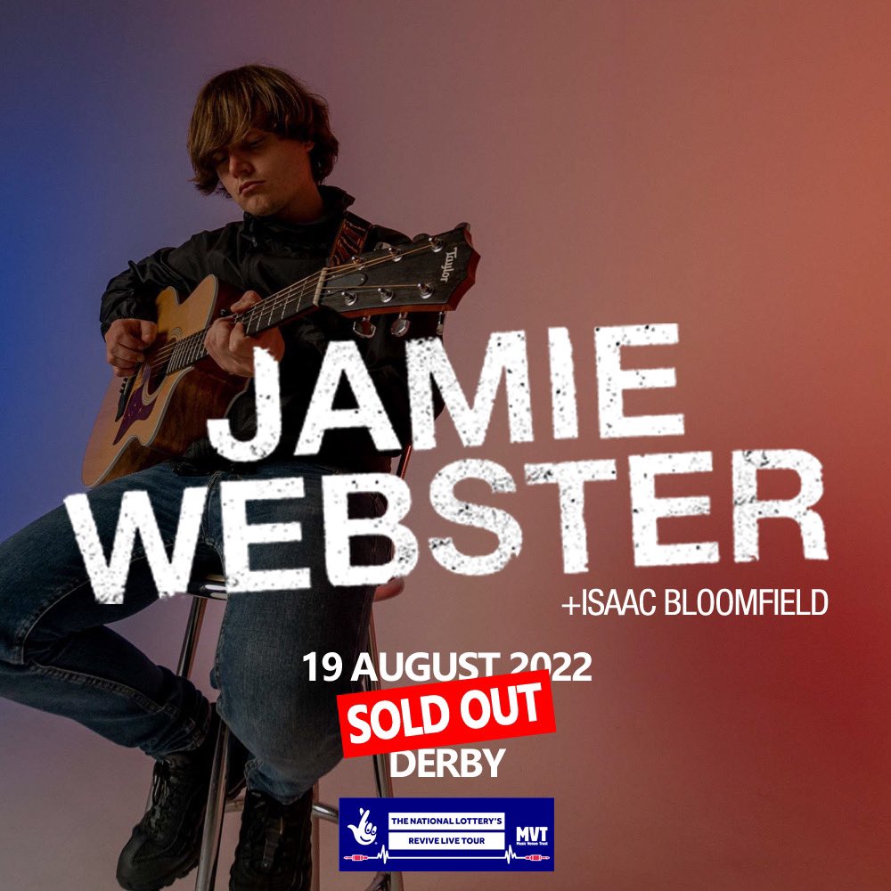 bloomytunes's tweet photo. 🚨 This is mentaaaaaal. 

I’ll be supporting @JamieWebster94 this Friday at his SOLD OUT GIG at @TheVenueDerby. 

🤯🤯🤯 https://t.co/zWYApXBJ5Y