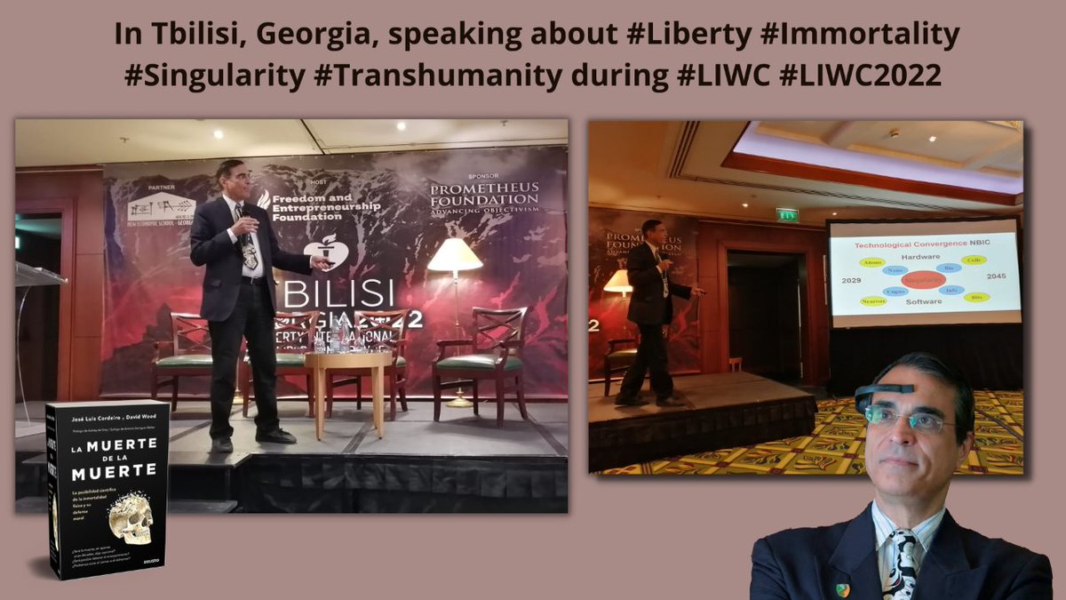 cordeiro's tweet photo. In Tbilisi, Georgia, speaking about #Liberty #Immortality #Singularity #Transhumanity during #LIWC #LIWC2022
#LaMuerteDeLaMuerte https://t.co/HFQ8ohVlyK
