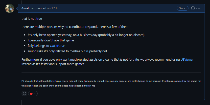 NotAsval's tweet photo. @EddieMakesGames thank you for such misinformation
here's the actual answer to said issue

I'm glad your quick test was somehow successful https://t.co/fQDiayqrEC