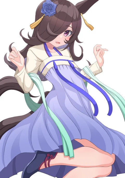 #ウマ娘 #ライスシャワー#100人激かわライスシャワー82人目 「漢服を着たライスシャワー」 