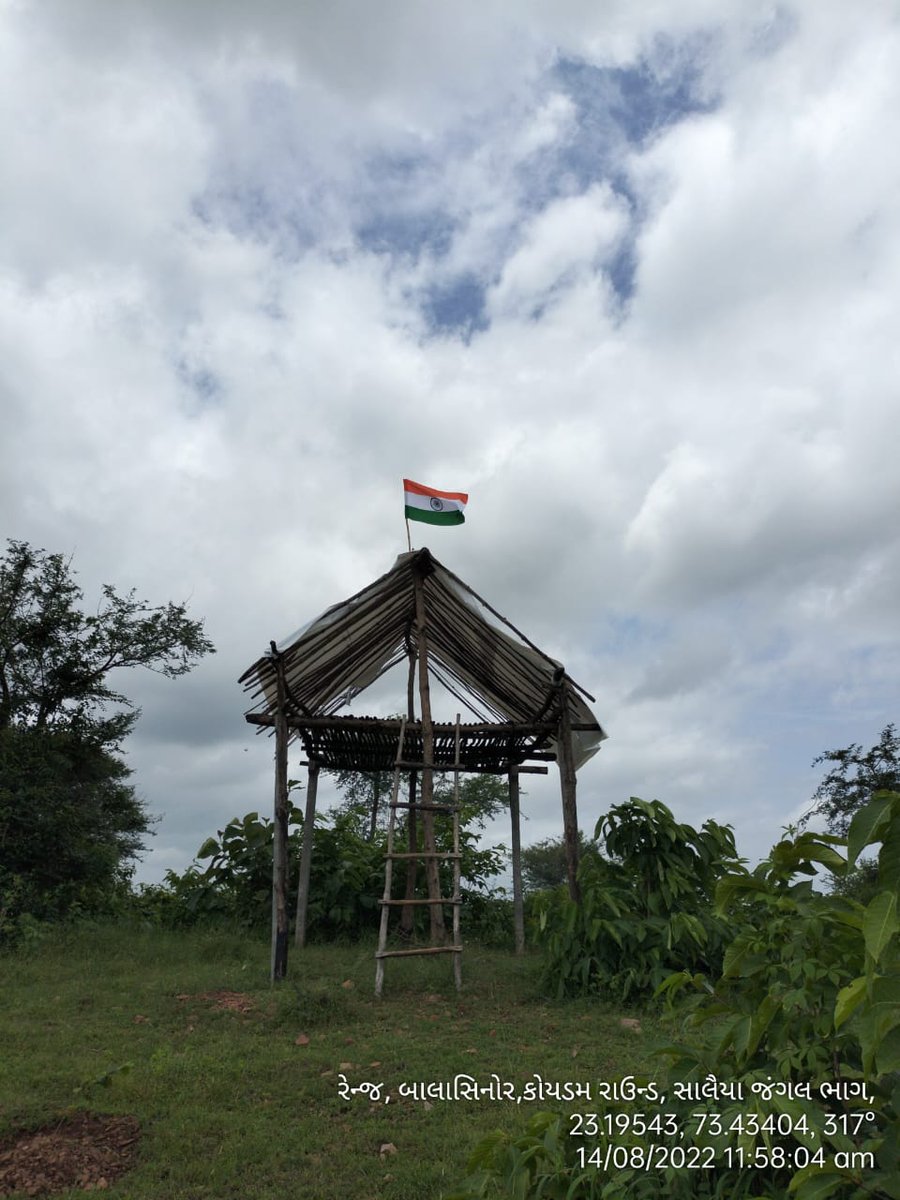 RFO_BALASINOR's tweet photo. #HarGharTiranga 
#IndependenceDay2022 
#IndiaAt75 
@CCFVadodara 
@dcf_mahisagar 
@Nevil_DCF 
@GujForestDept 
@PrantBalasinor 
@juhi_chaudhari https://t.co/JFPIvPD4xE