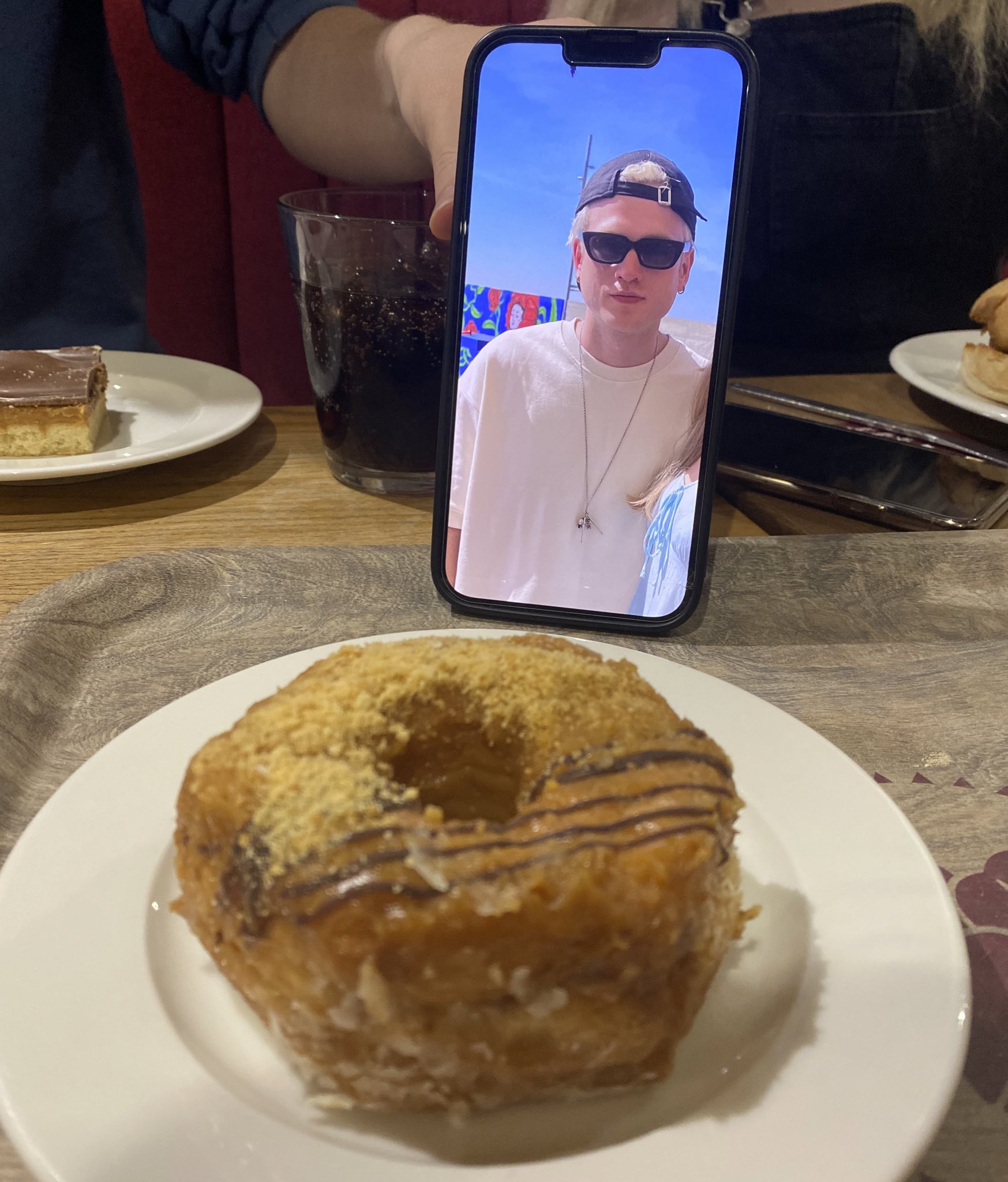 Happy birthday tristan evans from abbie alex millie and honey in exeter costa ! 