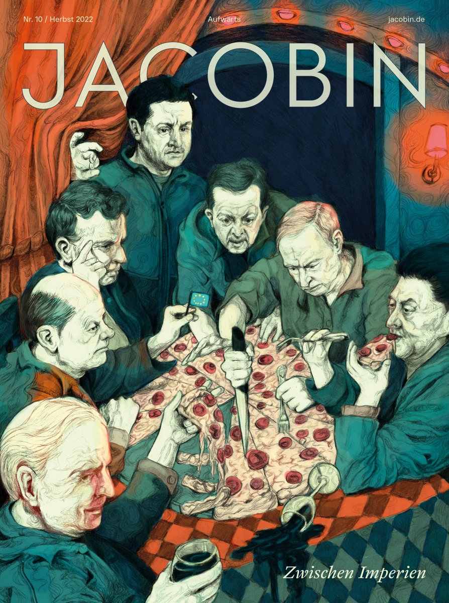 jacobinmag_de's tweet photo. Wahrheit und Solidarität haben zwischen Imperien einen schweren Stand. Mehr in der neuen JACOBIN-Ausgabe 👉 https://t.co/1fr4RXwEJX https://t.co/FIqq86bNeH