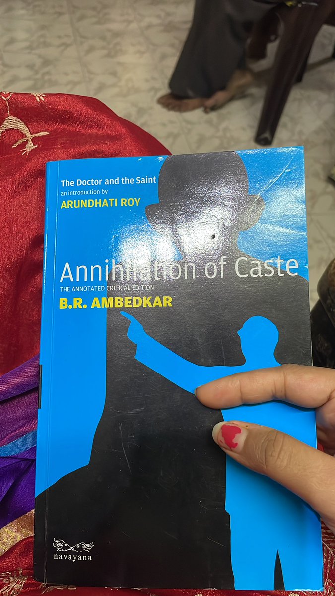 How about reading this …  holidays are leisure to read ur fav book #ArundhatiRoy #IndependenceDay #booklover #annihilationofcaste #loveforbooks #BRambedkar