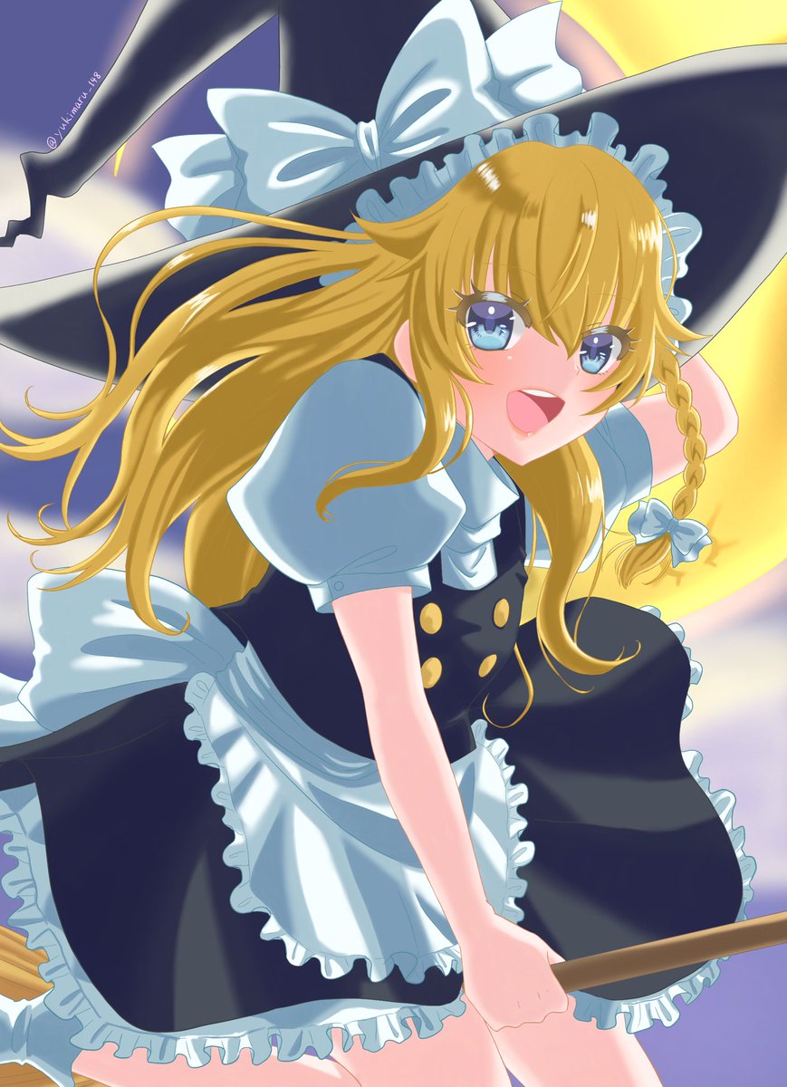 yukimaru_148's tweet photo. #魔理沙
#東方
#イラスト
#イラスト好きさんと繋がりたい
初描き魔理沙ちゃん💖
最近、東方にハマったので好きキャラどんどん描いていきます⭐️ https://t.co/Elmn12xYy8