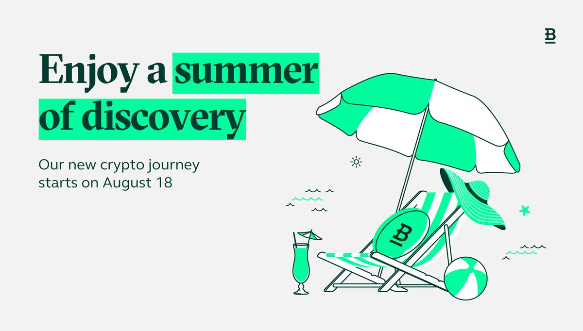 Bitstamp's tweet photo. Summer's the time to discover exciting new things! 

📅 Mark your calendars: Thursday, August 18!

We’re making crypto more accessible than ever.

Stay tuned 😎 https://t.co/SrWYnU203j