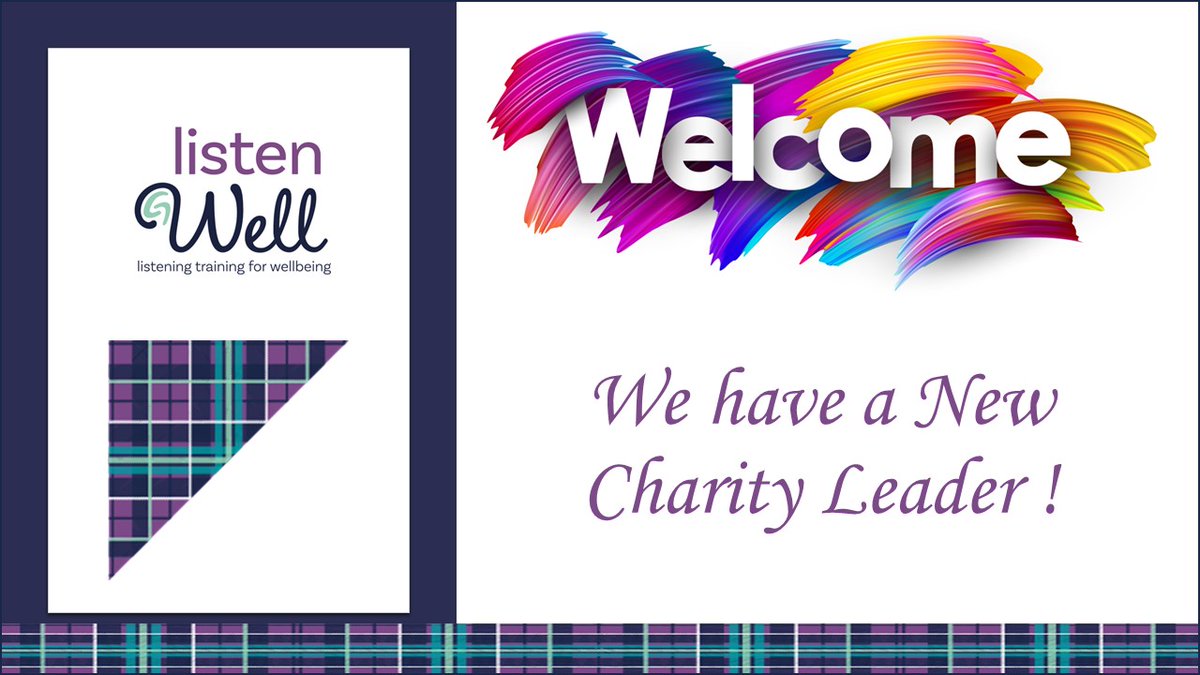 ListenWellScot's tweet photo. Delighted to welcome Chris Bryce as our New Charity Leader. More about Chris on https://t.co/oWTRBaFZTn
In the months ahead you will be hearing much more from Chris. She will bring her skills &amp; gifts to this new post inspiring us on the next stage of our journey. #listenwell https://t.co/Rj0IIh5wvG