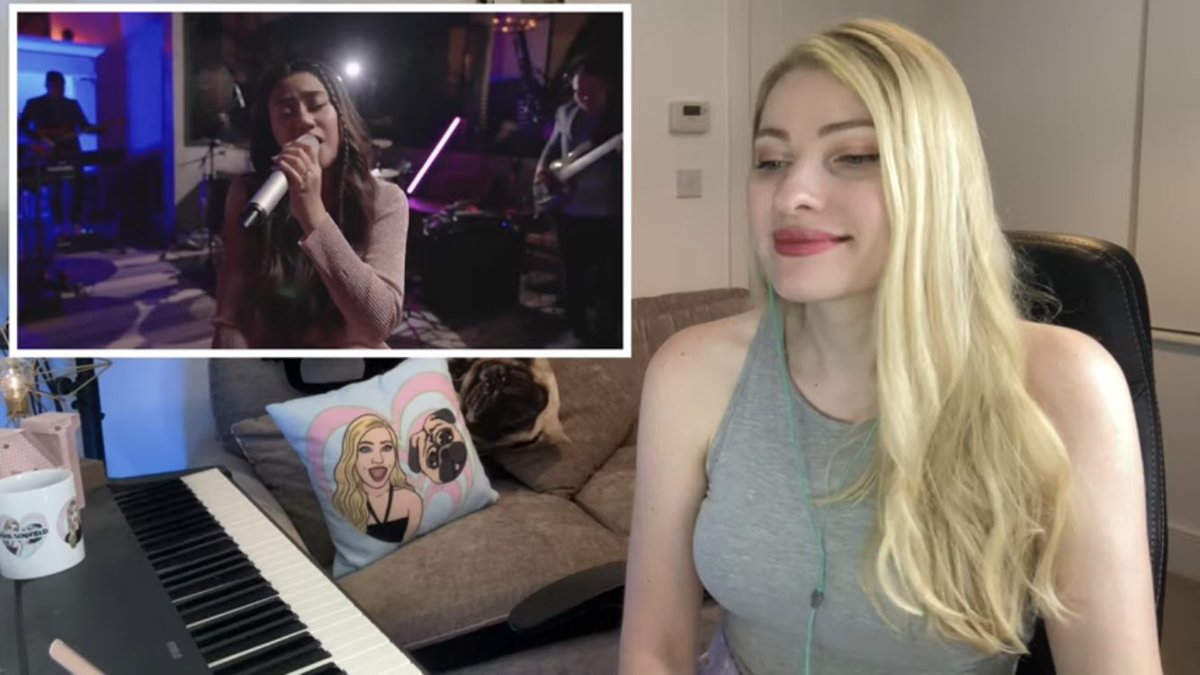 nina_schofield's tweet photo. Brand new Morissette Amon reaction up on my channel now 🥰 check it out here: https://t.co/46WvAIlifD #peroatikra https://t.co/VmeNn802LH