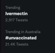 goodmoodfoodmk's tweet photo. Matrix is glitching HARD tonight! #ivermectin works and #unvaccinated were right. https://t.co/zjGHG90joG