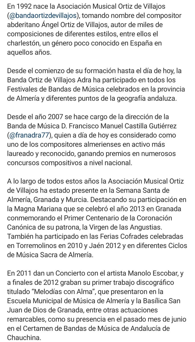 Almería y Bandas tweet media