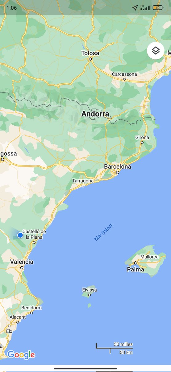 pfarras12's tweet photo. Com a bon català mai havia estat tant al sud🙃 pd: massa facherio vaig veure ja. https://t.co/2FV8VuGNEB