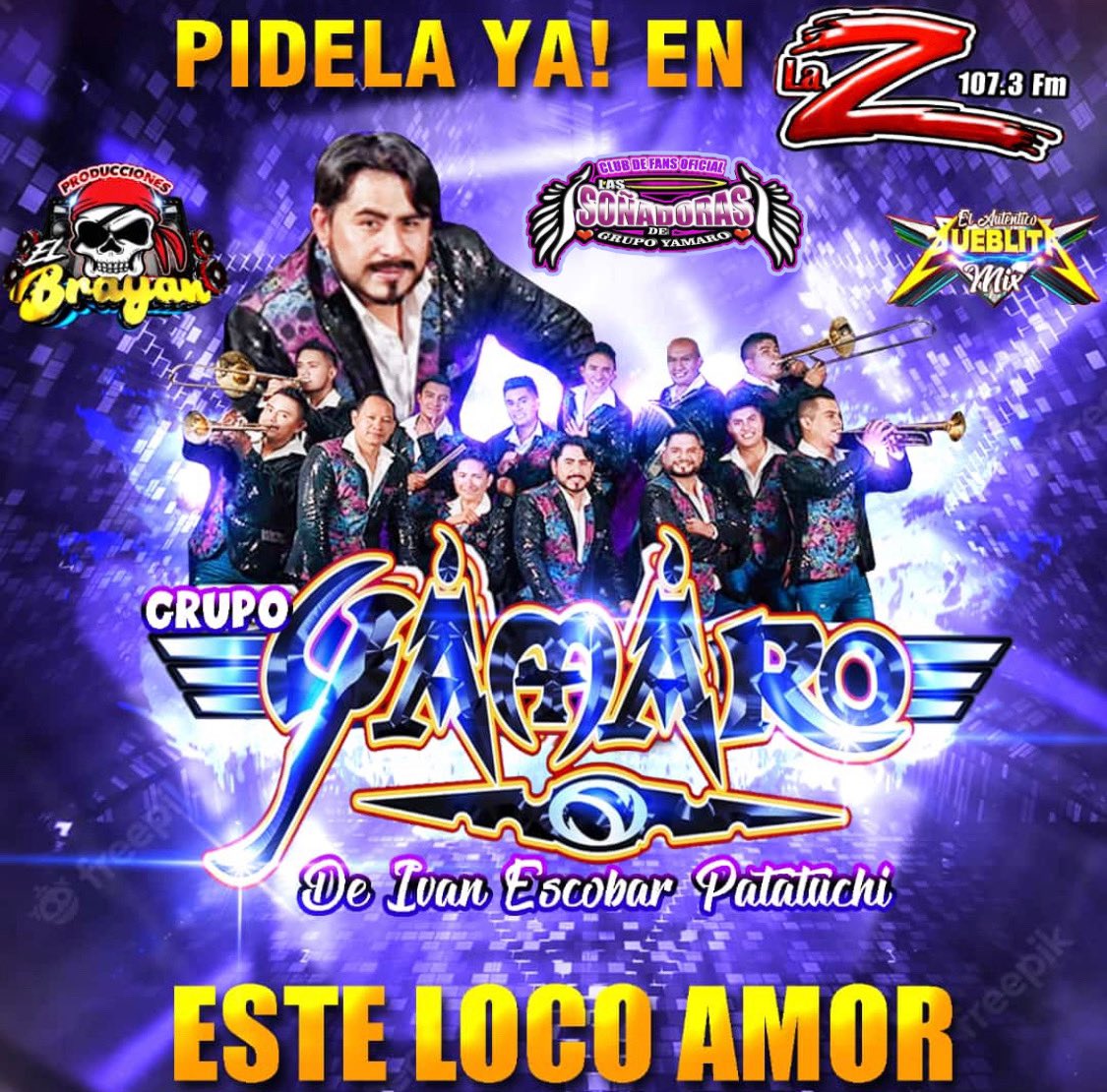 AndySonricsTwo's tweet photo. PIDELA YA SU NUEVO SENCILLO…
 “ESTE LOCO AMOR“ATRA VEZ DE LAS CUMBIAS CON Z,Hoy Lunes 15 De Agosto Gran Estreno,PÍDELA YA EN  @laz1073fm ✨
#Yamaro_TeAm❤ #Club_Oficial_Sueña_De_Yamaro
#Club_Oficial_Siempre_Con_El_Rimo_De_Yamaro
#Club_Oficial_Yamaro_Fans
#Club_Oficial_Soñadoras https://t.co/0Nw7fq9Mdj