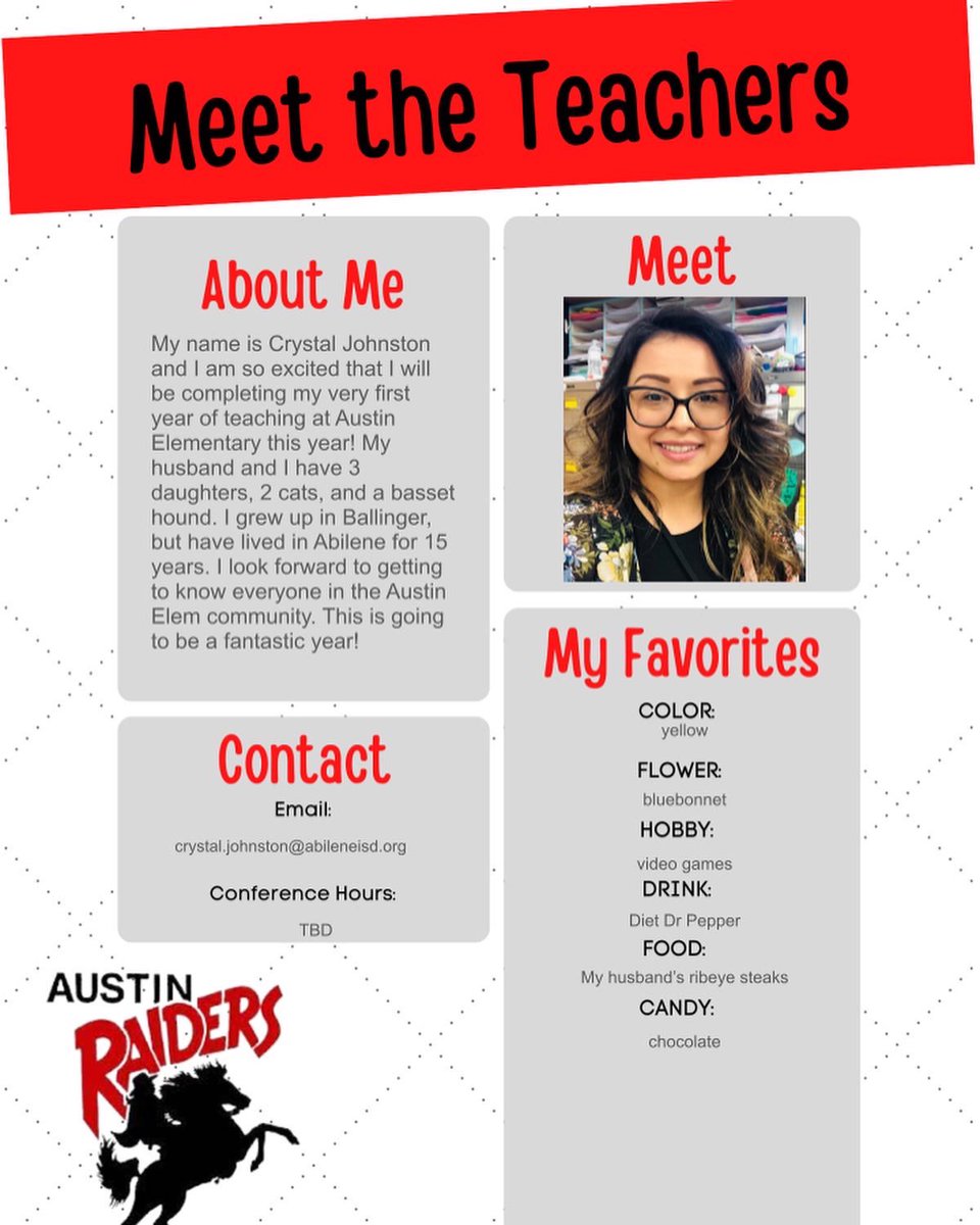 Time to meet the SAP and KPALS teachers at Austin Elementary! <a href="/abileneisd/">Abilene ISD</a>
