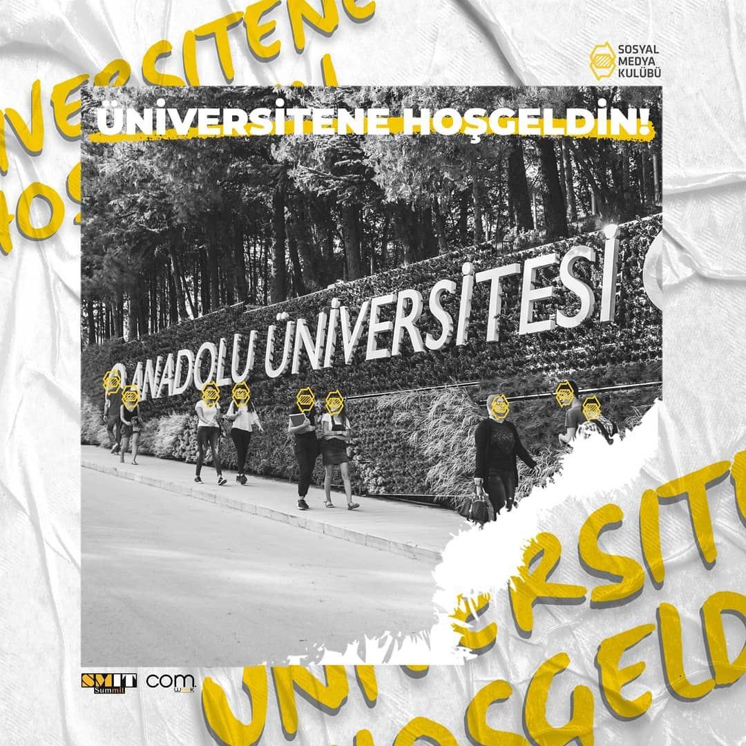 Hoşgeldiniiizzzz🥳 #tercih2022 #ACIKLANDI #anadoluüniversitesi #sosyalmedyakulübü