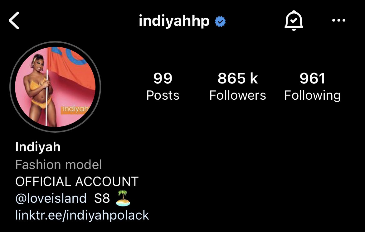IndiyahUpdates's tweet photo. Congrats to Indiyah on getting verified omg !!!! We up 🥰🥰❤️

#LoveIsland #Damiyah #Indiyah https://t.co/WIOqqZRerd