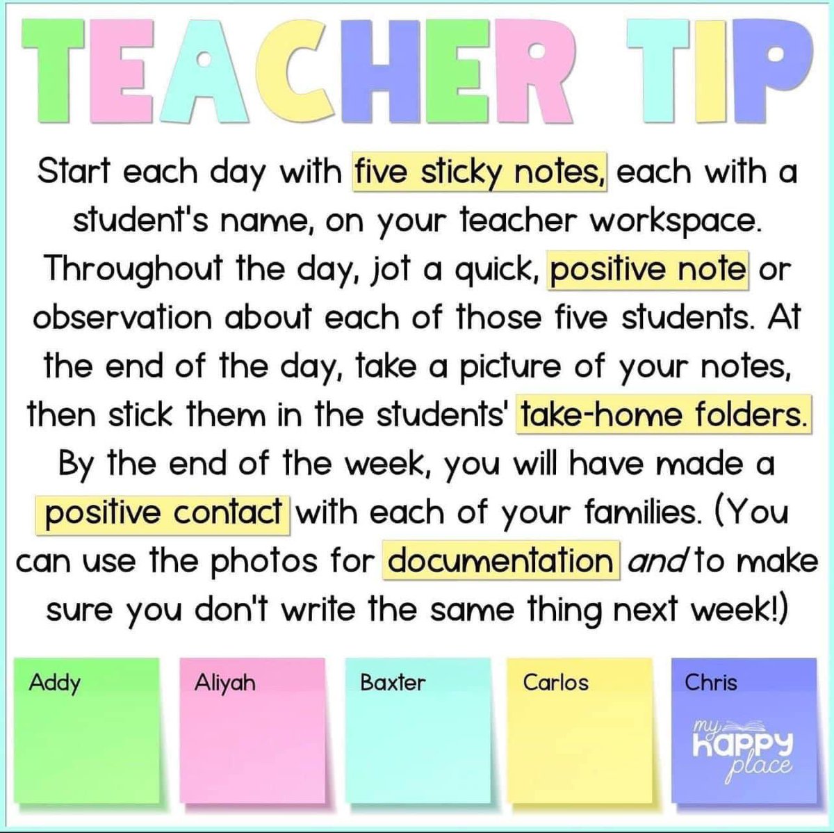 Simple and impactful! #sel #educatetheheart #relationships #MakeADifference