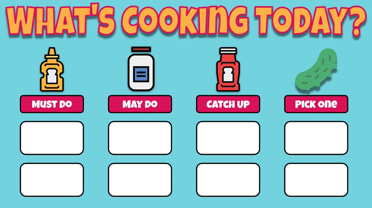 👋 Hey Teachers!
🏫 Here's a fun Must Do, May Do board to get you started this school year⭐️

☑️ FILE --> Make a Copy
bit.ly/3AhVSUj