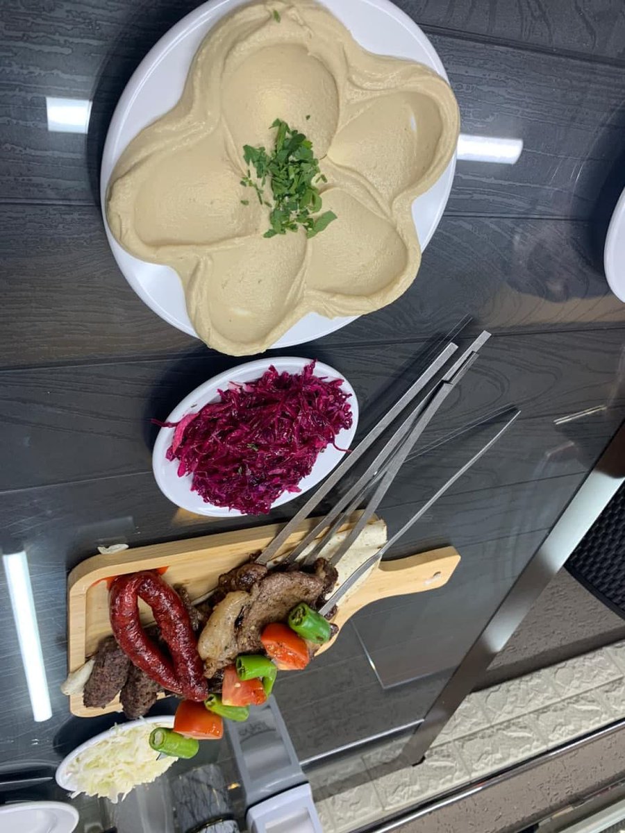 MiniBookoholic's tweet image. Grilled sausage and steak, do you like it?