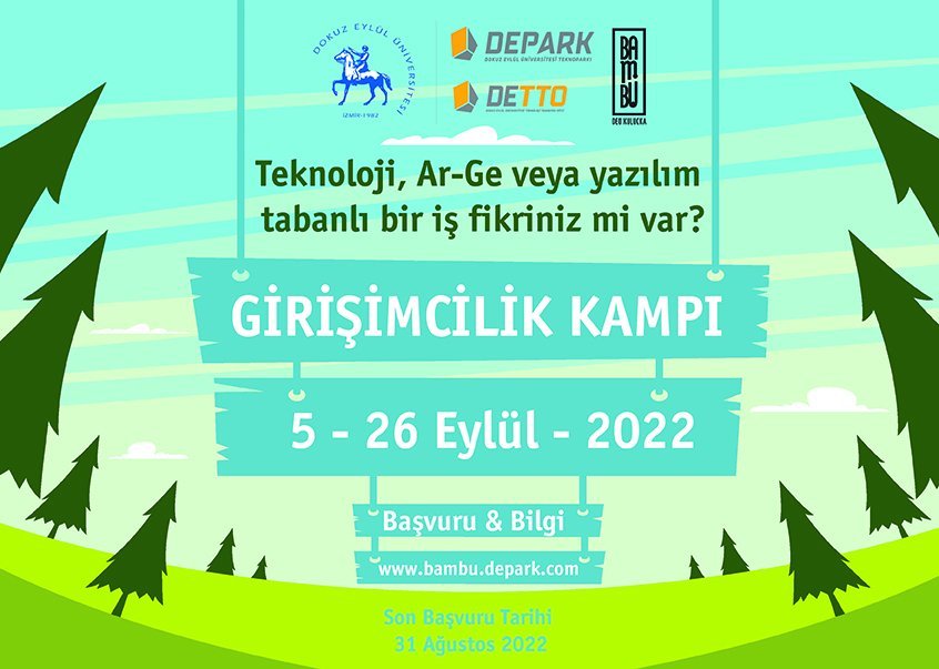 BAMBU Girişimcilik Kampı Başlıyor!

1 ay sürecek girişimcilik kampında iş fikirlerinizin girişimlere dönüşmesi süreci eğitimlerle desteklenecek. Dereceye giren iş fikirleri 1 yıla kadar ön kuluçka ve mentorluk desteği kazanacak
Başvuru için :bambu.depark.com/tr/bambu_giris…