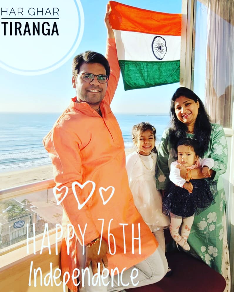 _swatimk's tweet photo. Happy 76th Independence Day of India!
#IndependenceDay 
#IndependenceDayIndia 
#HarGharTiranga https://t.co/KAYBuHZviN