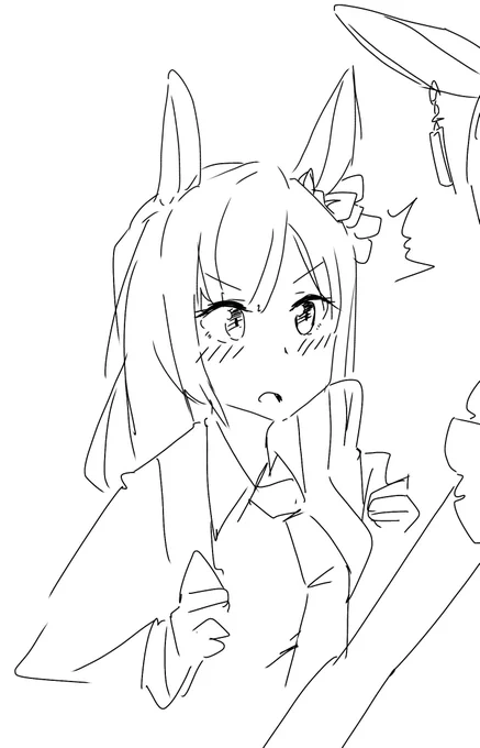 メジロのウマ娘さんをまた描いております… 