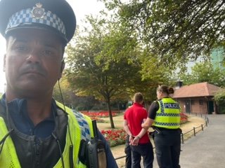 Bournemouth south NPT  officer was quick to act upon information from BCP CCTV operator about a male trying to use a possible stolen bank card. The male was searched with a negative result and let go on his way, 
We encourage people to report any suspicious activity on 101 .