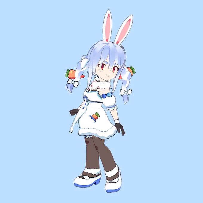 Vroidでぺこちゃん作った!#hololive #ぺこらーと 