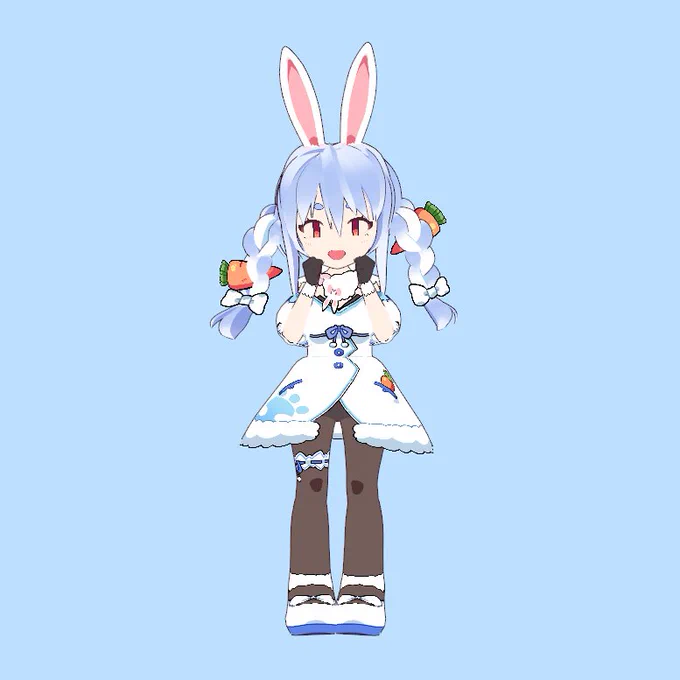 Vroidでぺこちゃん作った!#hololive #ぺこらーと 