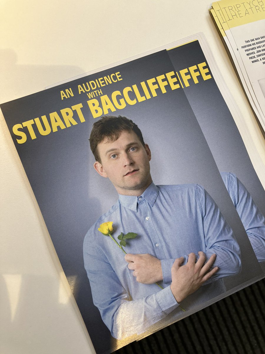 One more show to tweet about…An Audience With Stuart Bagcliffe! Takes you to unexpected places, and a moving, highly-skilled performance from Michael Parker <a href="/TriptychCo/">Triptych Theatre</a> <a href="/ZOOvenues/">ZOO</a>