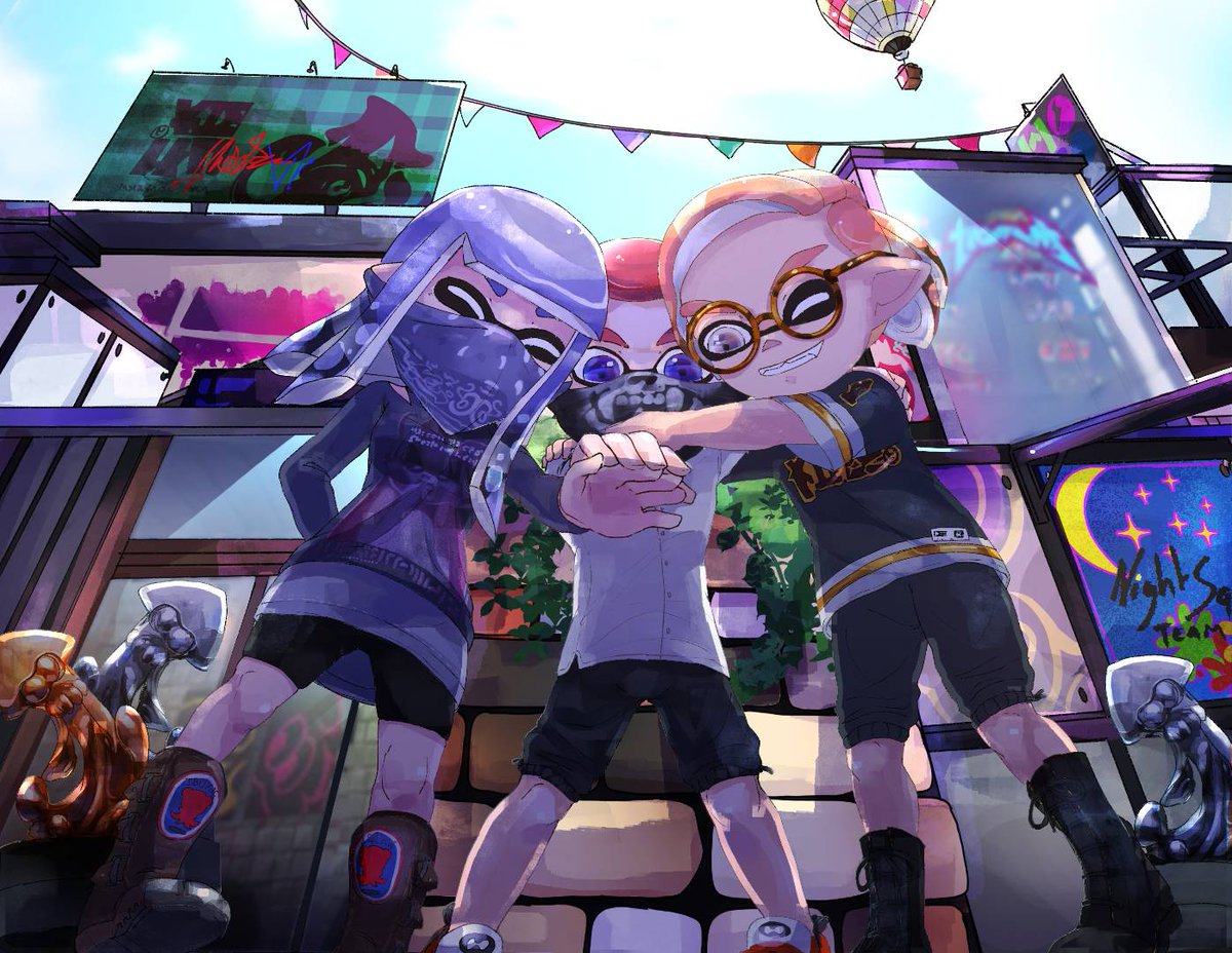 NightSquids's tweet photo. 5 ans 🥳🥳, et voilà, c'est aujourd'hui que nous fêtons les 5 ans de la NS ! Merci à tous et à très bientôt sur Splatoon 3 https://t.co/hZBBM9wZlA