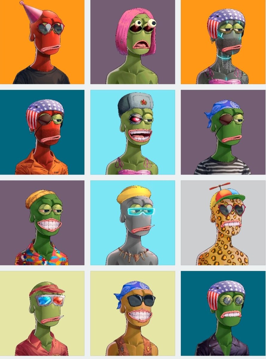 🚀Best decision ever selling my #meebits #NFTs for #RAYC <a href="/RareApepeYC/">Rare Apepes (Old Account)</a> 
Loaded 13 more #RAYC 🔥 #LFG