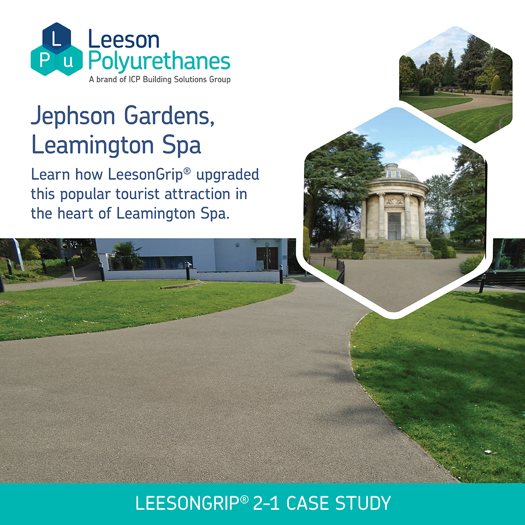 Leeson_PU's tweet photo. Jephson Gardens is a beautiful formal Victorian park, perfect for a relaxing stroll or family picnic. The pathways around the gardens are surfaced with LeesonGrip 2-1 Anti-Skid and were installed as part of an upgrade along with a sensory garden. See more: https://t.co/UcuF15Ud7D https://t.co/0ufG87QXPA