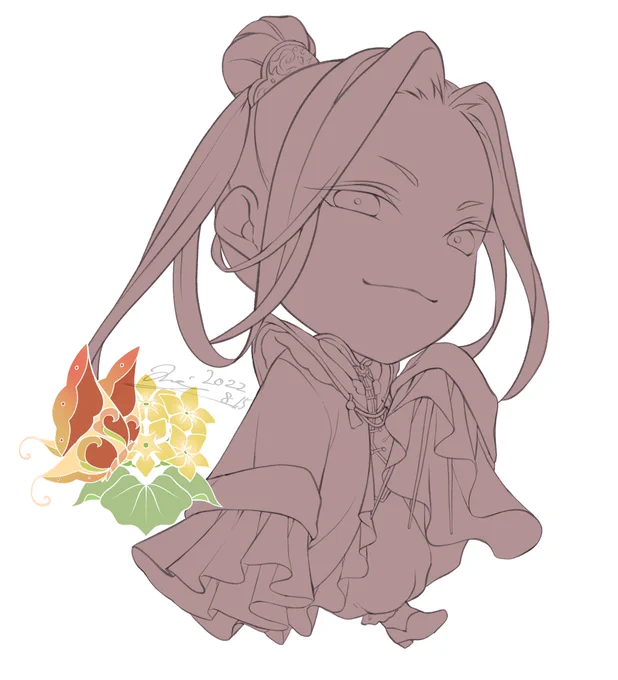 こっちに出すの忘れてたミニ茜花ちょっと修正 