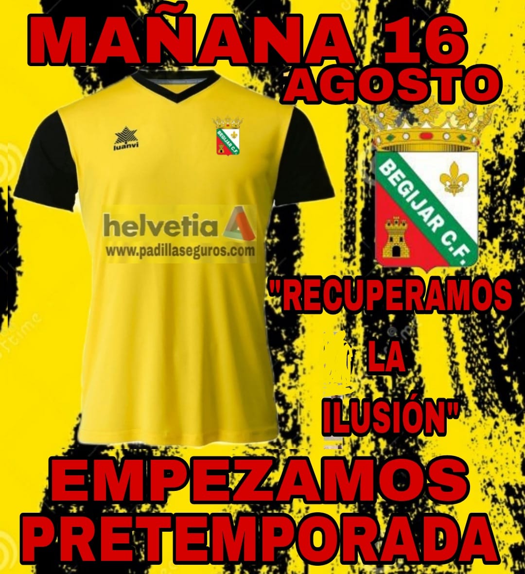 Begijar_CF_1975's tweet photo. Tic, tac, tic, tac ...

⏰️Mañana martes 16 empezamos.

⏰️20:30 h. Comienza la Pretemporada ⚽️ 

Vuelve la ilusión ‼️

Martes, miércoles y jueves entrenamientos 

📆Viernes 19 AMISTOSO 
⏰️21:00 h.
🏟"Ramón Díaz López"

🚍ATCO.  MENGIBAR🆚️Begíjar CF.

💛🖤💛🖤 https://t.co/nHg0RFLEe7