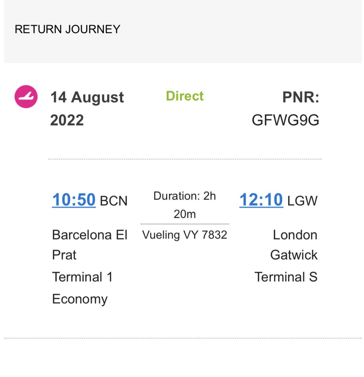 sam_smith_47's tweet photo. @lastminute_com defo won’t be used again, first time using them to book flights and they end up booking flights for me and 6 colleagues for a month later despite a clear booking confirmation showing yesterdays date and then offering no support when we’re stuck at the airport https://t.co/pJeXGvSwqx