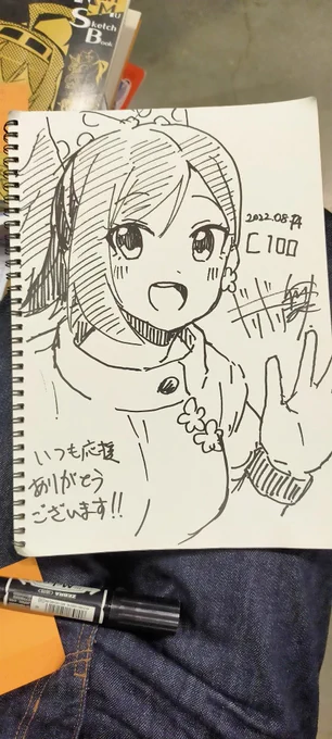 昨日コミケで描いたスケブ④

みなみお姉さん 