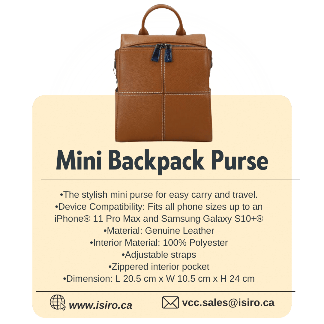 IsiroCanada's tweet image. Choose the best for yourself. Choose Isiro Canada. 

Visit our website to check this Isiro Mini Backpack Purse and order today!

🌐isiro.ca
📧vcc.sales@isiro.ca
📷Instagram: isirocanada

#minibackpack #minileatherbackpack #travelbag #dufflebag #leatherbackpacks
