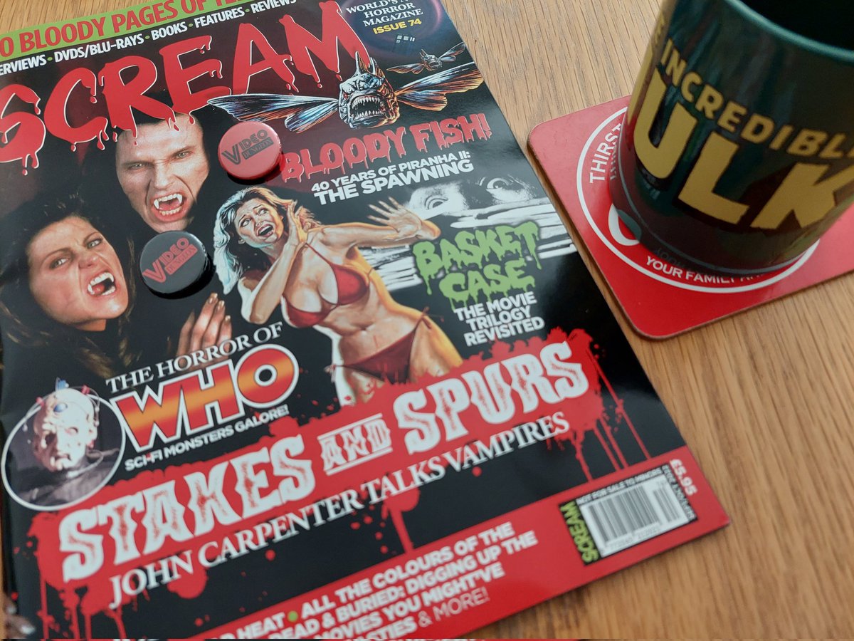 HorrorSingh's tweet photo. Now reading! @ScreamHorrorMag #screamhorrormagazine #screamhorrormag #videoshoptalesofterror #videoshop #videodungeon https://t.co/R5TXwqTzCm