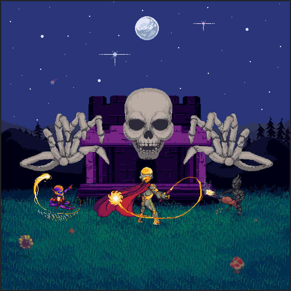 thegoldendoro on Twitter "Skeletron from Terraria_Logic in all its