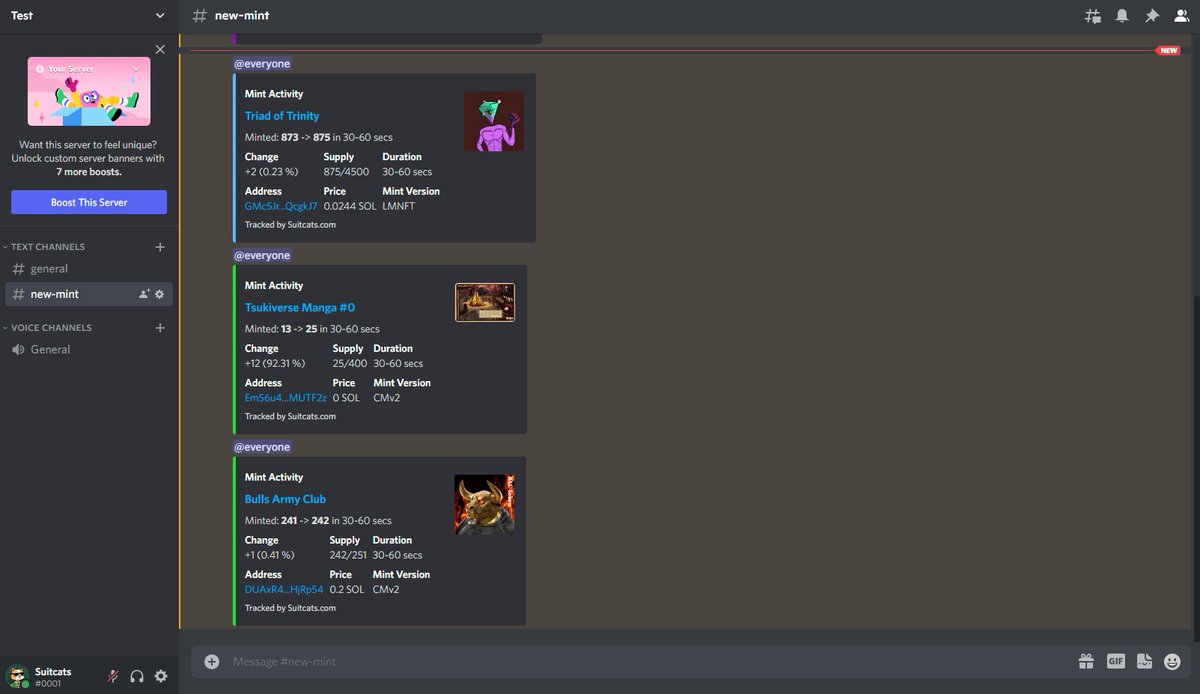 Catching degen opportunities during the bear market while using the Suitcats mint notifier! 

Giving away 1x Suitcat NFT that gives you access to the Suitcats platform and mint notifier tools!

To enter, simply like, RT and reply to this message with anything!