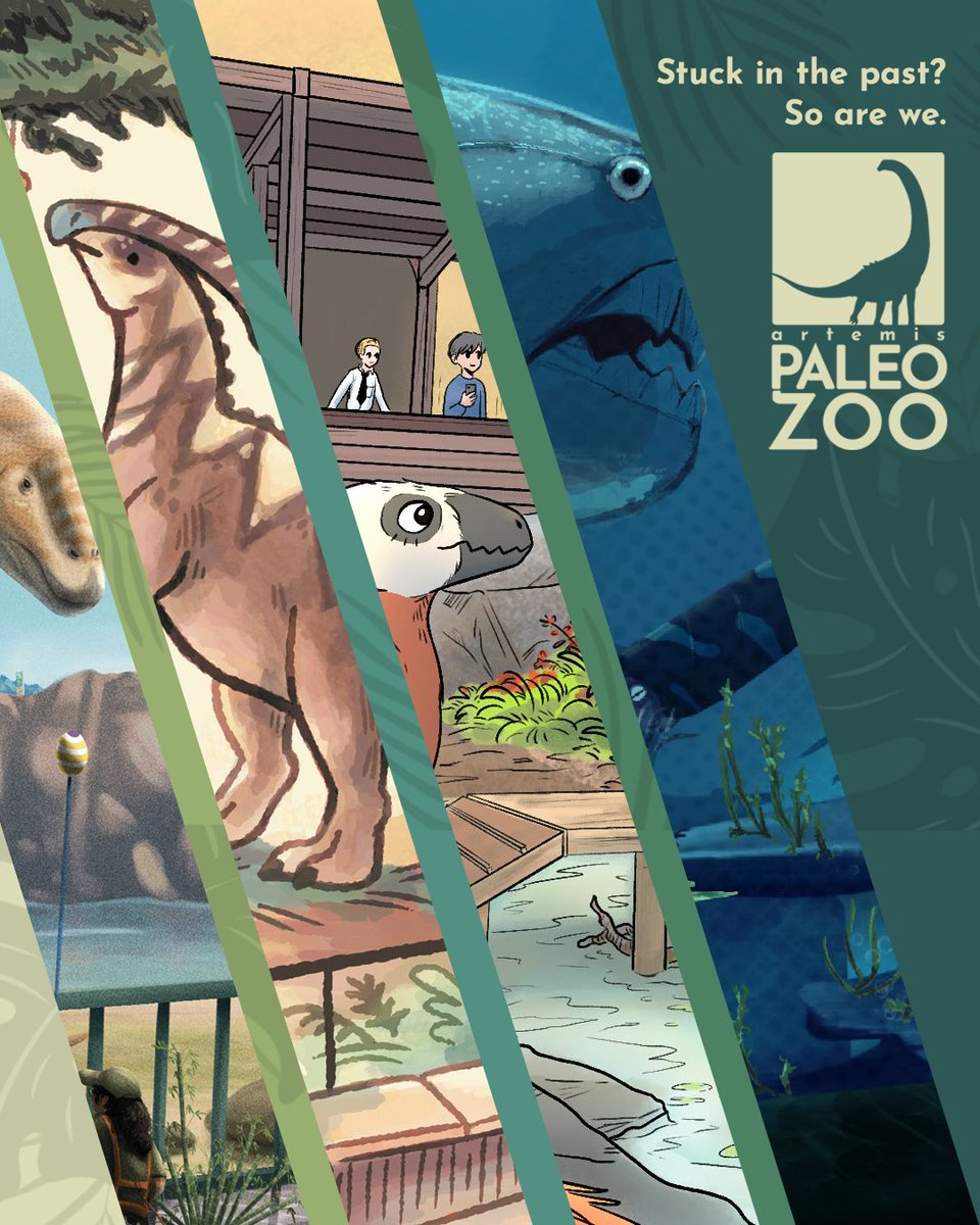 The Artemis Paleozoo is home to over 40 de-extinct animal species. Here's a glimpse at just a handful of our prehistoric stars from our visual guide.

The only way you'll get closer is to plan a visit! 🦖 #ArtemisPaleozoo #ProjectPaleozoo